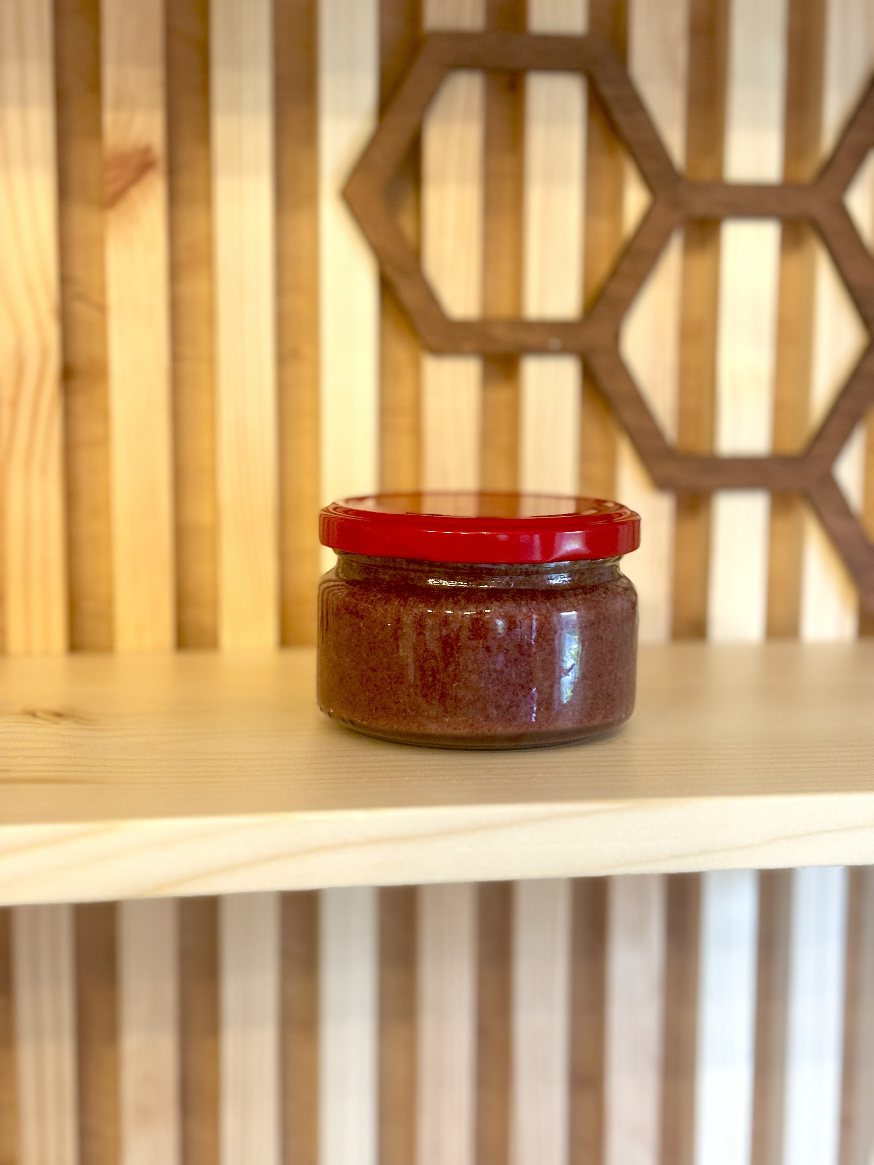 Мёд с клюквой